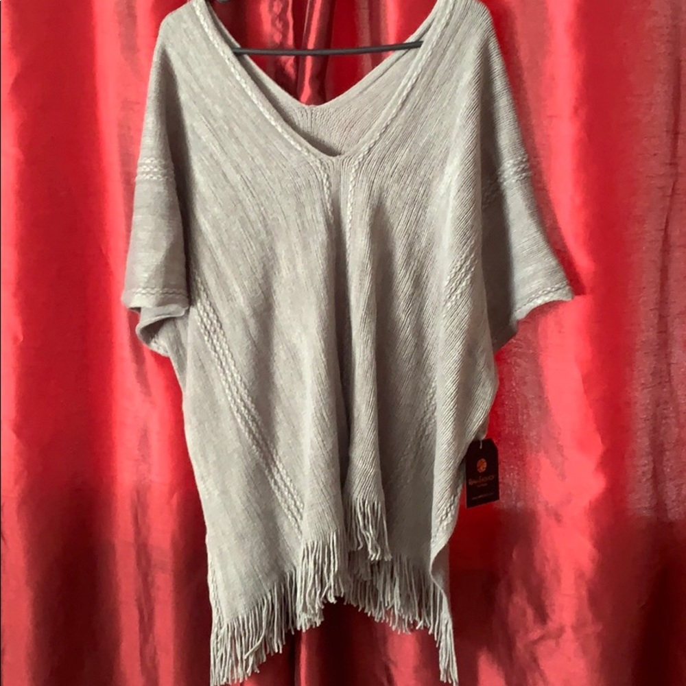 Poncho sweater